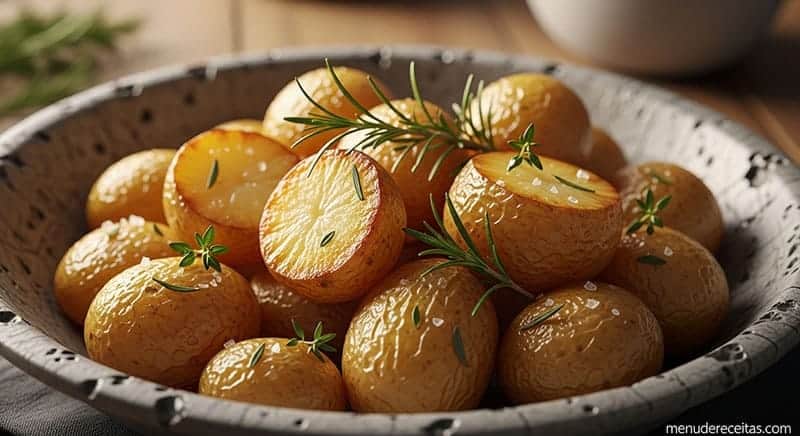 Batatas Rústicas Assadas com Ervas: O Acompanhamento Perfeito e Saboroso!