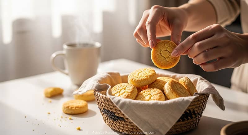 Biscoito low carb de queijo