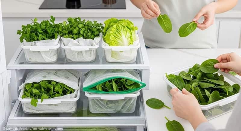 Conservar Verduras e Legumes - Dicas Especiais para Ervas e Verduras Folhosas