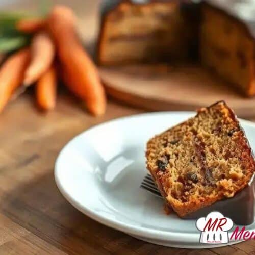 Bolo de cenoura vegano