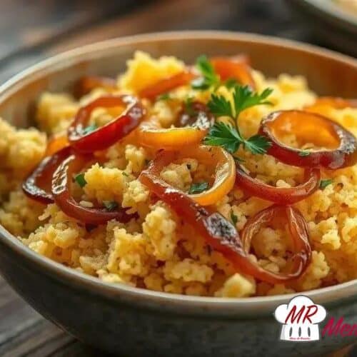 Farofa de cebola caramelizada
