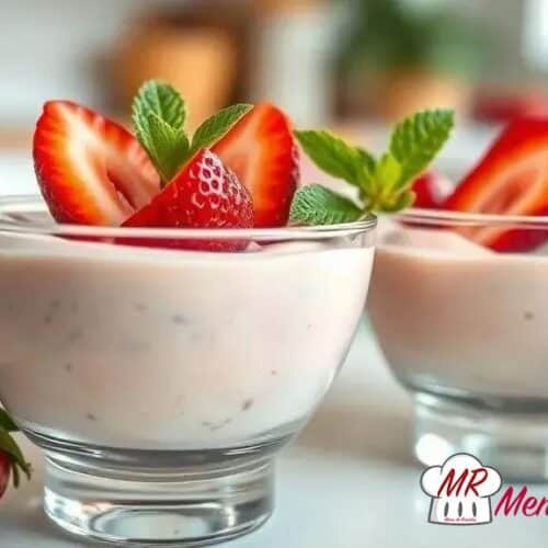 Mousse de morango