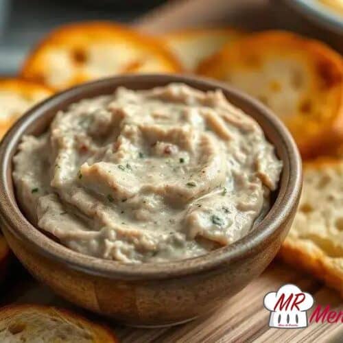 Patê de atum com torradas