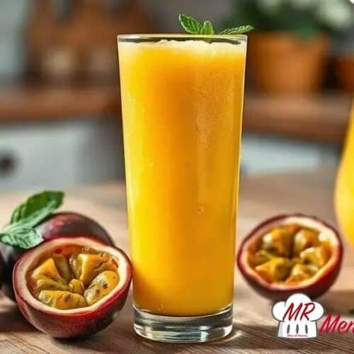 Suco de maracujá natural