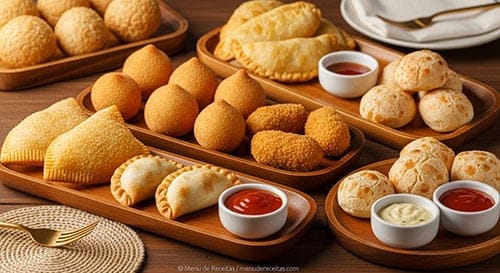 Categoria Entradas e Aperitivos - Menu de Receitas