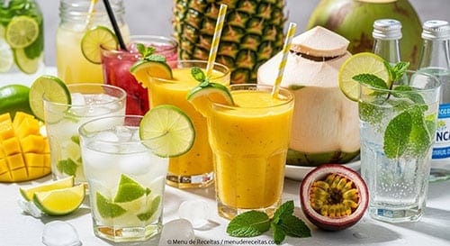 Categoria Bebidas - Menu de Receitas