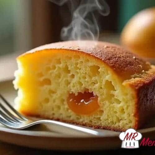 Bolo de fubá com goiabada