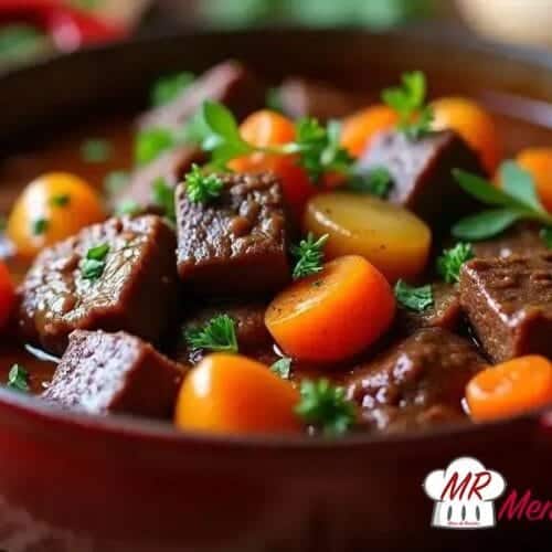 Carne de panela com vinho tinto
