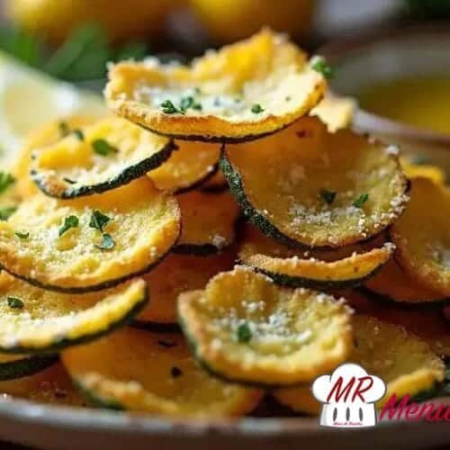 Chips de abobrinha low carb