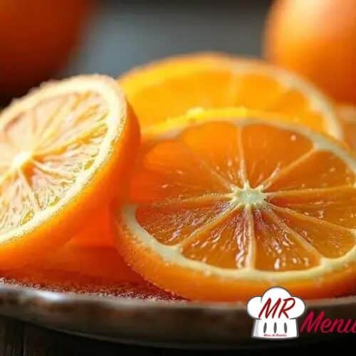 Doce de laranja cristalizada