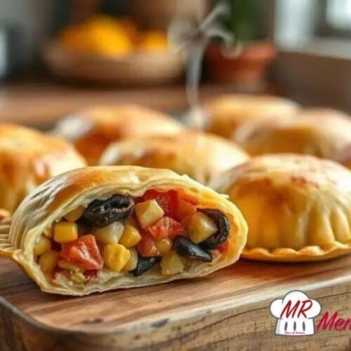 Pastel assado vegano
