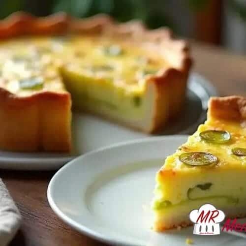 Quiche de alho-poró