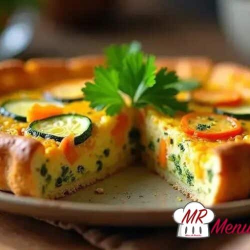 Quiche vegana de legumes