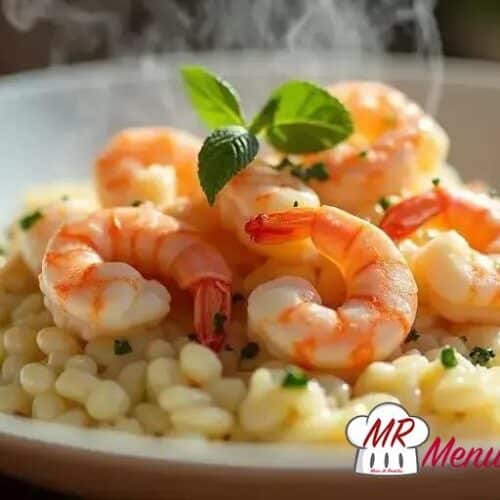 Risoto de camarão