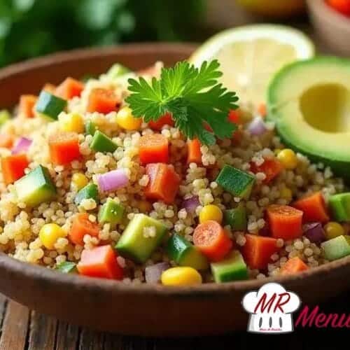 Salada de quinoa com legumes