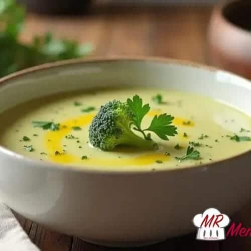 Sopa de brócolis low carb