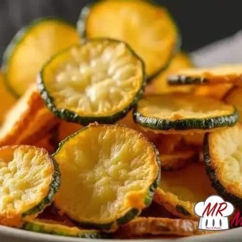 Abobrinha chips na Air Fryer