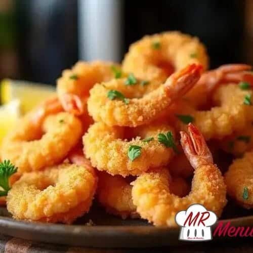 Camarão crocante na Air Fryer