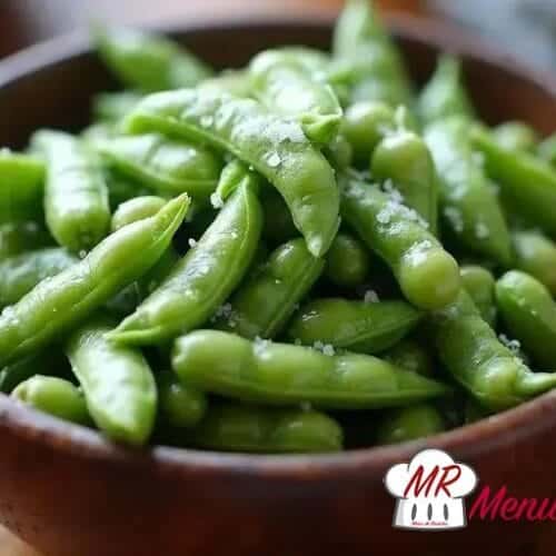 edamame com sal grosso