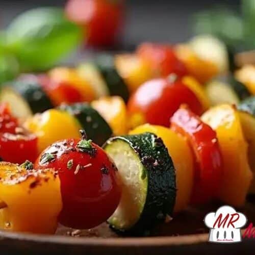 Espetinho de legumes na Air Fryer