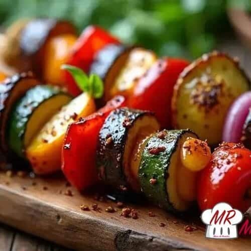 Kebab vegano de legumes