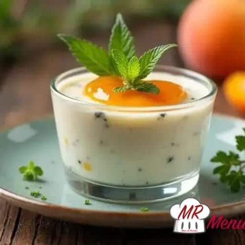 Mousse salgado de queijo azul