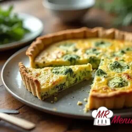 Quiche low carb de brócolis