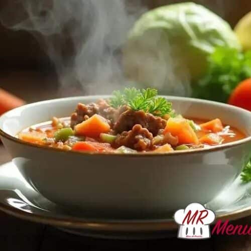 Sopa de legumes com carne
