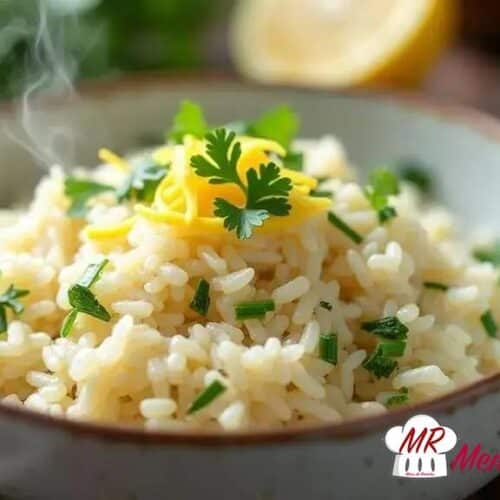 Arroz com limão e salsinha