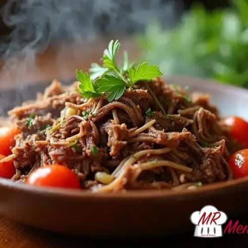 Carne louca desfiada