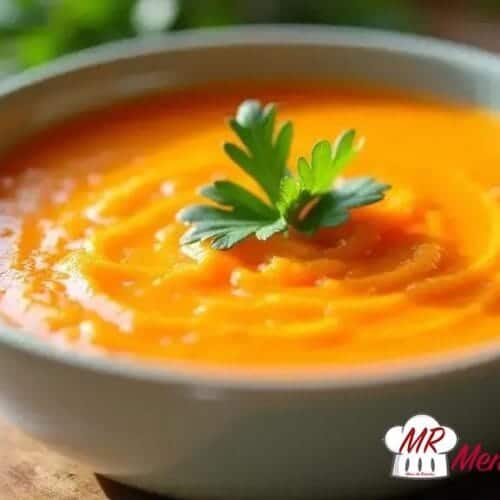 Creme frio de cenoura com laranja