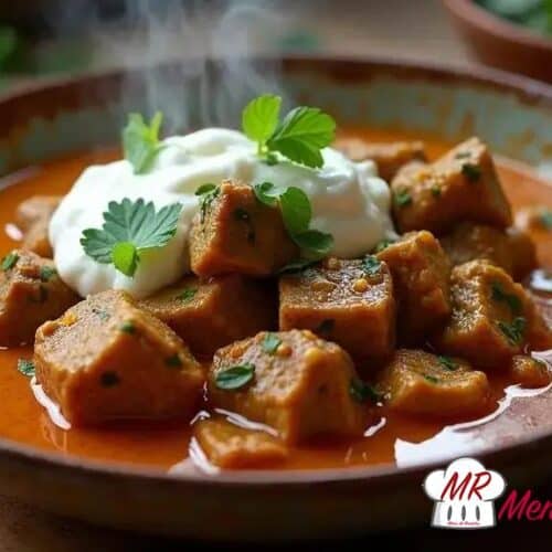 Curry de cordeiro com iogurte