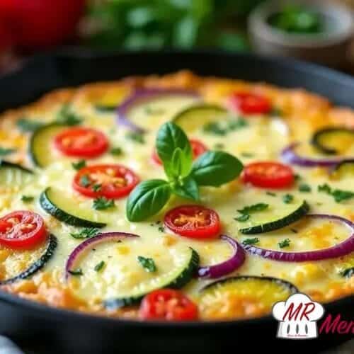 Frittata de legumes low carb