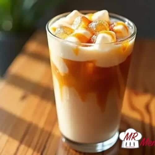 Iced latte caramelo