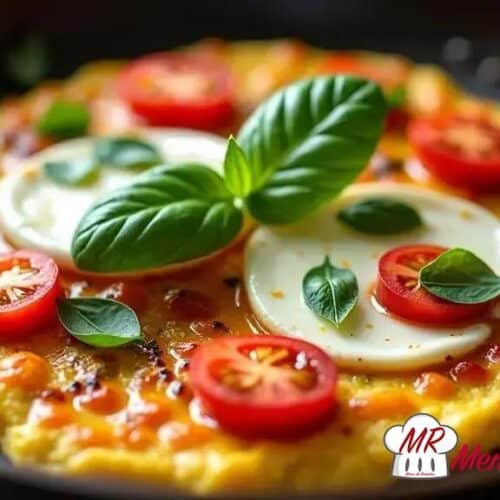 Omelete caprese low carb