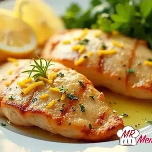 Paillard de frango com limão siciliano