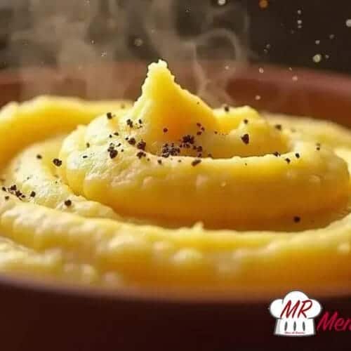 purê de mandioquinha trufado