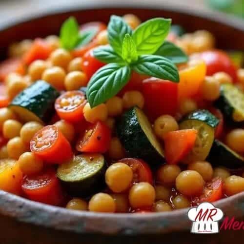 Ratatouille com grão-de-bico