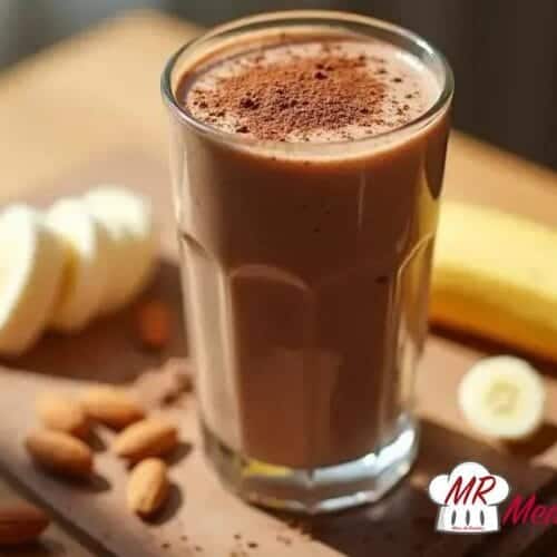 Smoothie de cacau e amêndoas