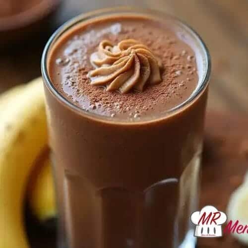 Smoothie proteico de cacau