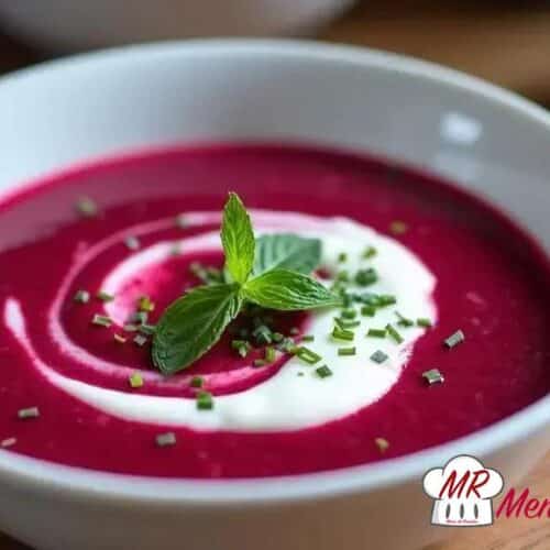 Sopa fria de beterraba