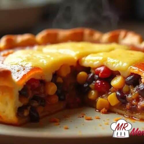 Torta mexicana de feijões
