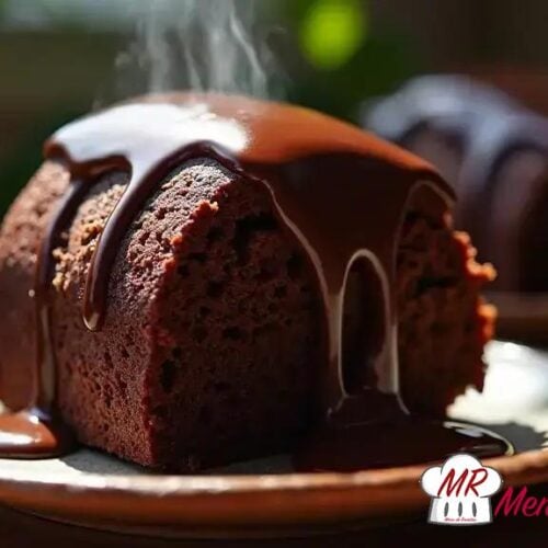 Bolo de chocolate com calda