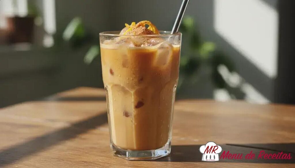 Café gelado aromatizado