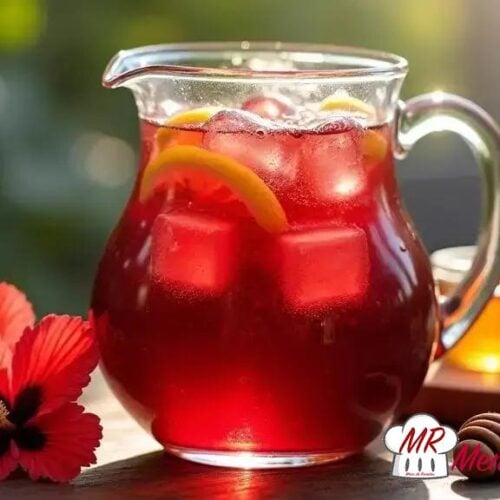 Chá gelado de hibisco suave