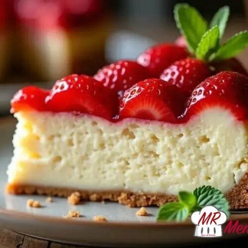 Cheesecake com morangos