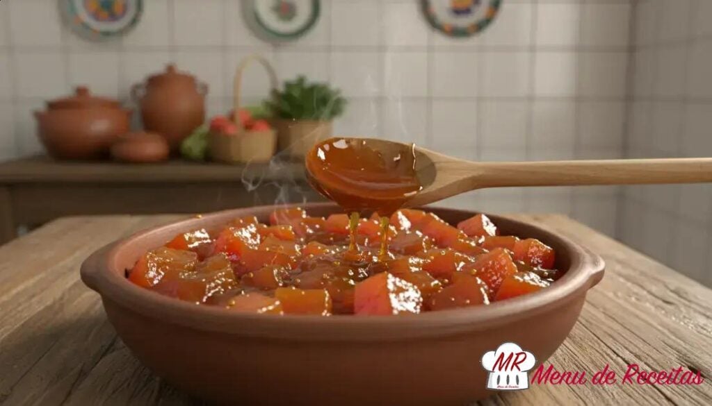 Doce de abóbora caseiro