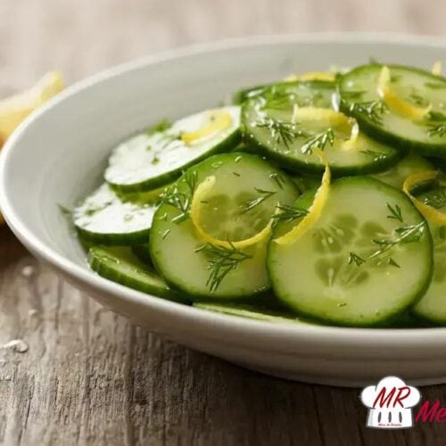 Pepino com toque de limão