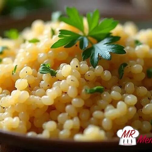 Quinoa cozido com alho