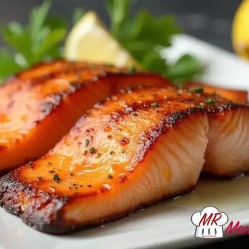 Salmão grelhado sem carboidratos